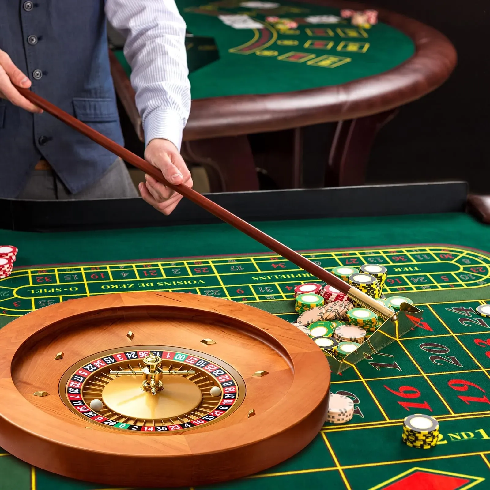 Detalle artístico de ruleta online